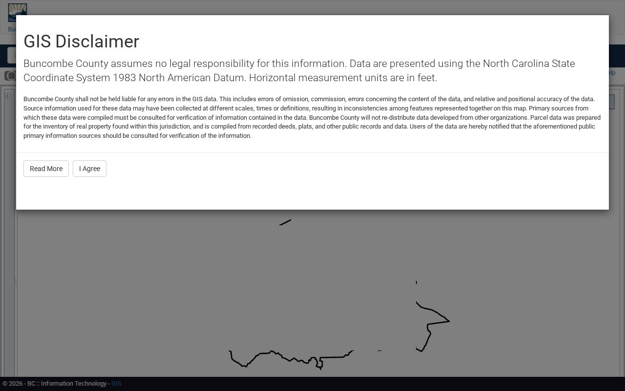 Buncombe County public records Full GIS parcel viewer